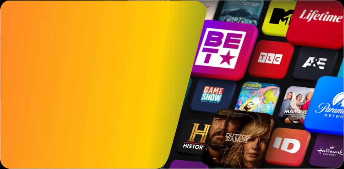 Colagem de canais e lançamentos disponíveis no Mil Play